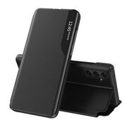 Husa pentru  Samsung Galaxy S25 tip carte, Smart View, Negru