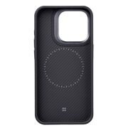 Husa pentru  iPhone 15 Plus compatibila MagSafe Premium Aramid Fiber - negru