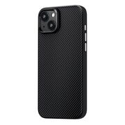 Husa pentru  iPhone 15 compatibila MagSafe Premium Aramid Fiber - negru