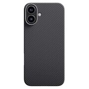 Husa pentru  iPhone 16 Plus compatibila MagSafe Premium Aramid Fiber - negru