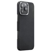 Husa pentru  iPhone 16 Pro Max compatibila MagSafe High Grade Aramid Fiber Series - negru royal