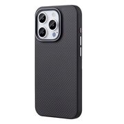 Husa pentru  iPhone 16 Pro compatibila MagSafe Premium Aramid Fiber - negru