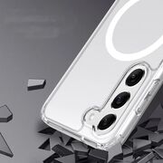 Huse pentru  Samsung Galaxy A56 cu MagSafe Crystal Clear Back Series - Ice