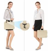 Geantă Pocket Bag pentru Laptop 15-16 Inch – compatibila Macbook, Lenovo, Microsoft, Acer, HP, Asus, Protecție Elegantă și Funcțională pentru Echipamentele Tale, bej