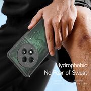 Husa pentru  Oppo Reno 12F, 12FS Flowing Lines Comfort Grip - transparent
