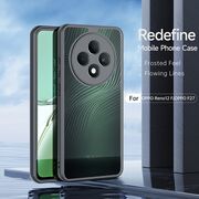 Husa pentru  Oppo Reno 12F, 12FS Flowing Lines Comfort Grip - transparent