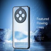 Husa pentru  Oppo Reno 12F, 12FS Flowing Lines Comfort Grip - transparent