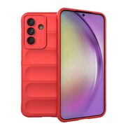 Husa pentru  Samsung Galaxy A36 Liquid Silicone, Microfibre Lining, Non-Slip Airbag Design, Rosu