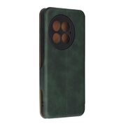 Husa tip carte pentru OnePlus 13 Smart Wallet fata - spate protectie 360 - Verde