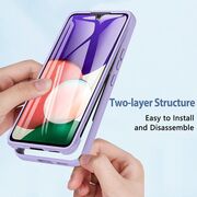 Pachet 360: Husa cu folie integrata pentru  Samsung Galaxy A26 Cover360 fata / spate - Albastru