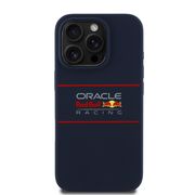 Husa premium pentru  iPhone 15 Pro compatibila MagSafe Red Bull Racing - Albastru royal