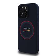 Husa premium pentru  iPhone 15 Pro compatibila MagSafe Red Bull Racing - Albastru