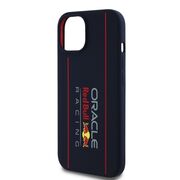 Husa premium pentru  iPhone 15 compatibila MagSafe Red Bull Racing - Albastru inchis