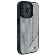 Husa premium pentru  iPhone 16 Pro Max compatibila MagSafe BMW Signature - Negru royal