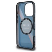 Husa premium pentru  iPhone 16 Pro Max compatibila MagSafe BMW Signature - Albastru