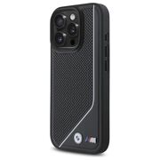 Husa premium pentru  iPhone 16 Pro Max compatibila MagSafe BMW Signature - Negru