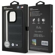 Husa premium pentru  iPhone 16 Pro Max compatibila MagSafe BMW Signature - Negru darth vader