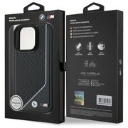Husa premium pentru  iPhone 16 Pro Max compatibila MagSafe BMW Signature - Negru