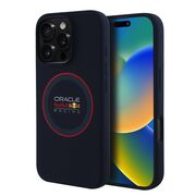 Husa premium pentru  iPhone 16 Pro Max compatibila MagSafe Red Bull Racing - Albastru inchis