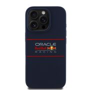 Husa premium pentru  iPhone 16 Pro Max compatibila MagSafe Red Bull Racing - Albastru royal