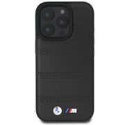 Husa premium pentru  iPhone 16 Pro compatibila MagSafe BMW Signature - Negru denim