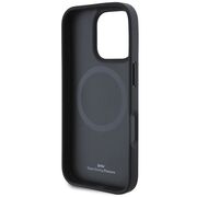 Husa premium pentru  iPhone 16 Pro compatibila MagSafe BMW Signature - Negru denim