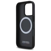Husa premium pentru  iPhone 16 Pro compatibila MagSafe BMW Signature - Negru royal