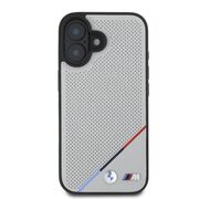 Husa premium pentru  iPhone 16 compatibila MagSafe BMW Signature - Gri