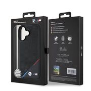 Husa premium pentru  iPhone 16 compatibila MagSafe BMW Signature - Negru denim