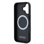 Husa premium pentru  iPhone 16 compatibila MagSafe BMW Signature - Negru denim