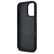 Husa premium pentru  iPhone 16 compatibila MagSafe BMW Signature - Negru