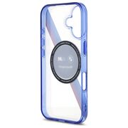 Husa premium pentru  iPhone 16 compatibila MagSafe BMW Signature - Transparent