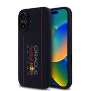 Husa premium pentru  iPhone 16 compatibila MagSafe Red Bull Racing - Albastru inchis