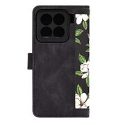 Husa tip carte pentru  Xiaomi 15, functie stand si port carduri, Negru