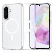 Huse pentru  Samsung Galaxy A36 cu MagSafe Crystal Clear Back Series - Transparent