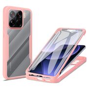 Pachet 360: Husa cu folie integrata pentru  Xiaomi 15 Pro Cover360 fata / spate - Roz