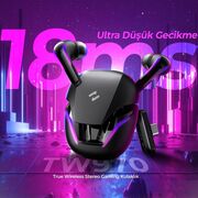 Casti gaming wireless, Bluetooth 5.3, RGB Havit TW970, negru