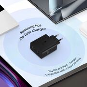 Incarcator Type-C Samsung Super Fast Charging 50W Original + cablu USB-C, EP-T5020XBEGEU - negru