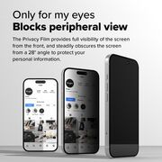 [Pachet 2x] Folie sticla iPhone 16 Pro Ringke Easy Slide Tempered Glass, privacy