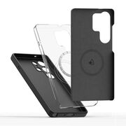 Husa pentru Samsung Galaxy S25 Ultra compatibila MagSafe Liquid Silicone - negru