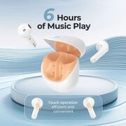 Casti wireless Bluetooth 5.4, ENC Havit TW931, albastru