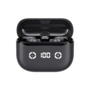 Casti wireless Bluetooth cu afisaj digital Havit TW984, negru