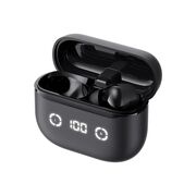 Casti wireless Bluetooth cu afisaj digital Havit TW984, negru