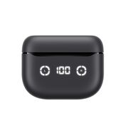 Casti wireless Bluetooth cu afisaj digital Havit TW984, negru