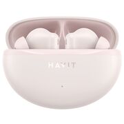Casti Bluetooth cu microfon, TWS earbuds Havit TW986, roz