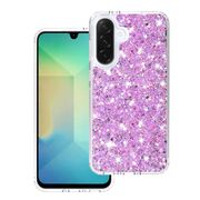 Husa pentru  Samsung Galaxy A26 cu sclipici Liquid Crystal Glitter, Violet