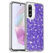 Husa pentru  Samsung Galaxy A36 cu sclipici Liquid Crystal Glitter, Mov