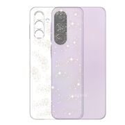 Husa pentru  Samsung Galaxy A56 cu sclipici Liquid Crystal Glitter, Transparent