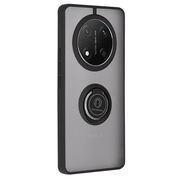 Husa de protectie pentru Honor Magic 7 Lite premium cu inel stand rotativ, suport magnetic si bumper anti-alunecare - negru