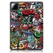 Husa pentru  Xiaomi Pad 7 / 7 Pro tip stand functie sleep/wake-up, protectie 360 - Graffiti